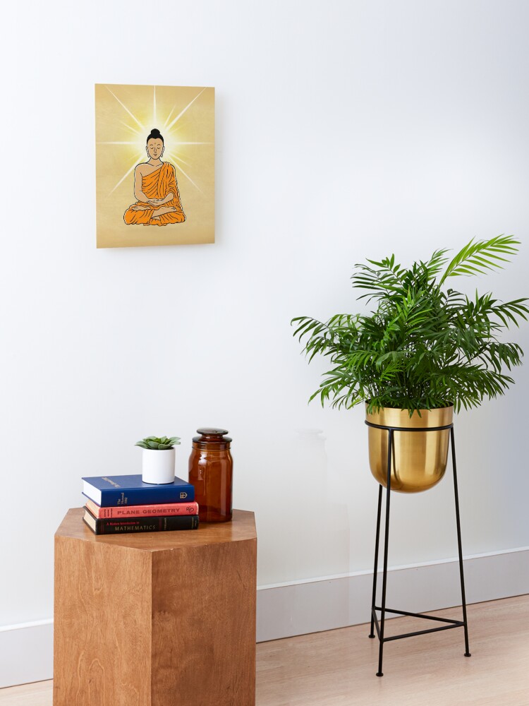 Thumbnail 1 of 6, Mounted Print, Buddha's Full and Complete Enlightenment designed and sold by Buddhismdotnet.