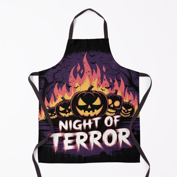 Item preview, Night of Terror Halloween Pumpkin Illustration designed and sold by TrPatternLab.