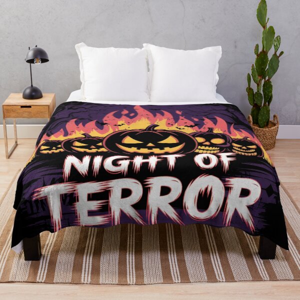 Item preview, Night of Terror Halloween Pumpkin Illustration designed and sold by TrPatternLab.