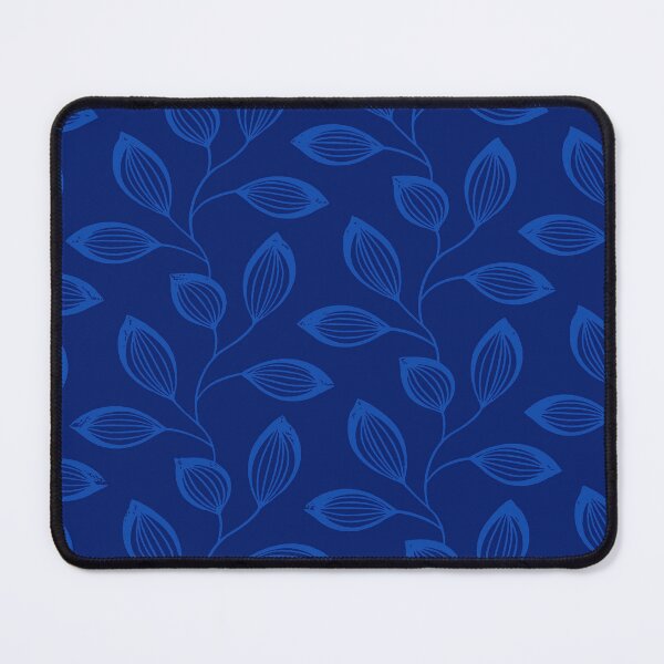 Item preview, Climbing Vine Leaves In Blue On Dark Blue designed and sold by taiche.