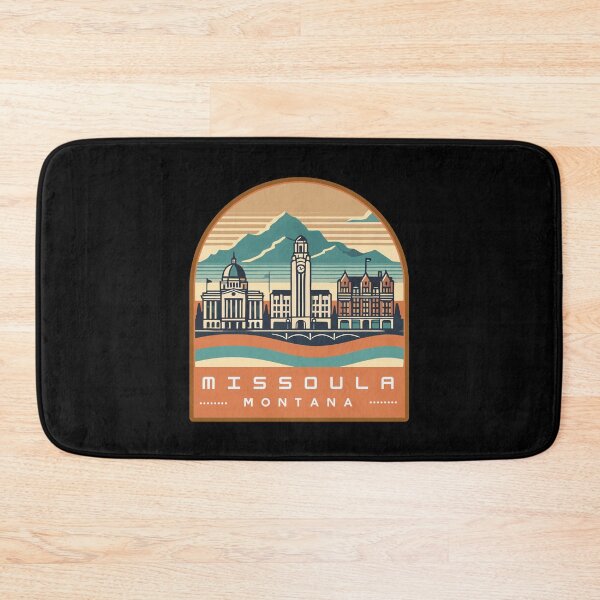 Item preview, Retro Missoula in Montana Skyline designed and sold by MaateoDesign.