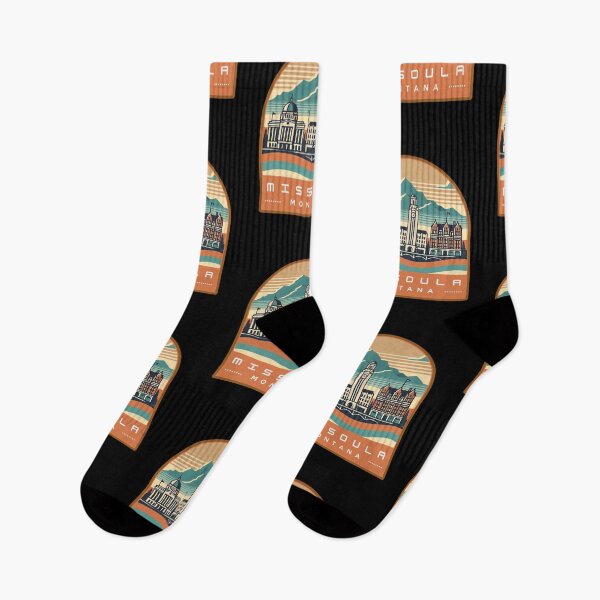 Item preview, Retro Missoula in Montana Skyline designed and sold by MaateoDesign.