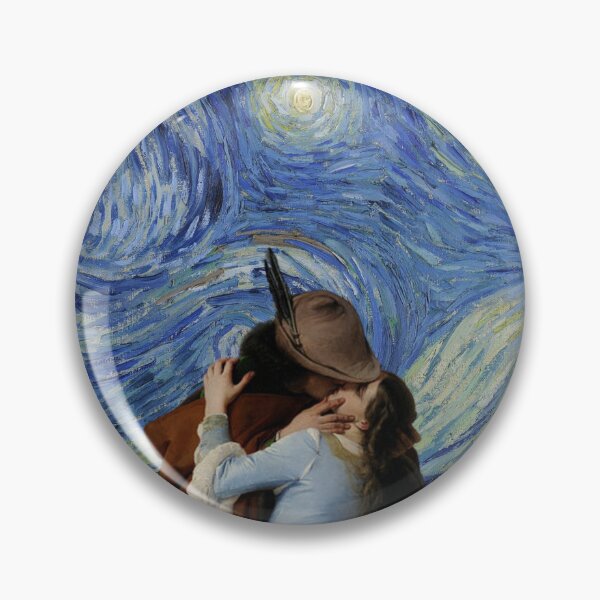 Item preview, The Kiss - Starry Night designed and sold by ItalyWithAmore.