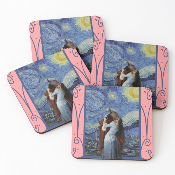 Item preview, The Kiss - Starry Night designed and sold by ItalyWithAmore.
