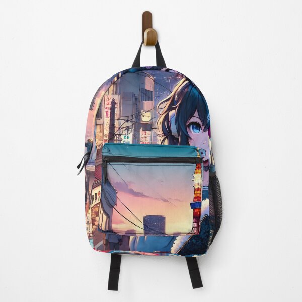 Item preview, Girl Eating Onigiri Tokyo designed and sold by unrealartwork.
