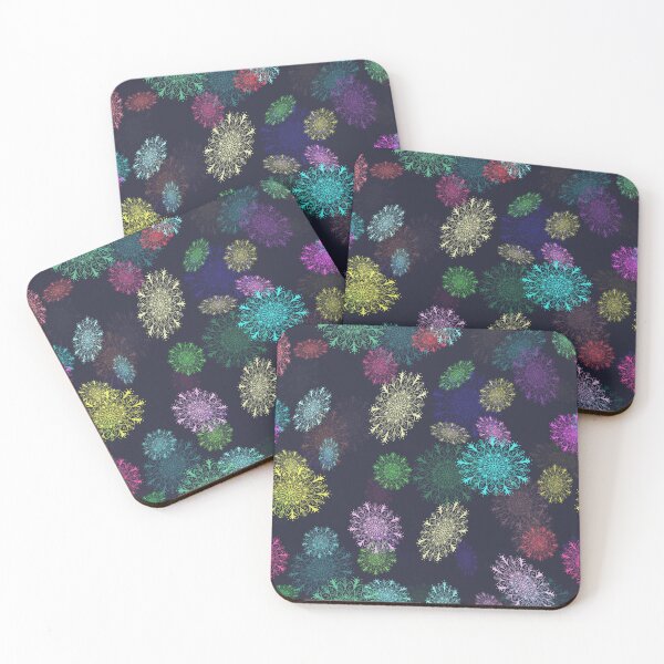 Item preview, Mandala Rustic -Floating / Dark blue -colourful designed and sold by Studio Variatio.