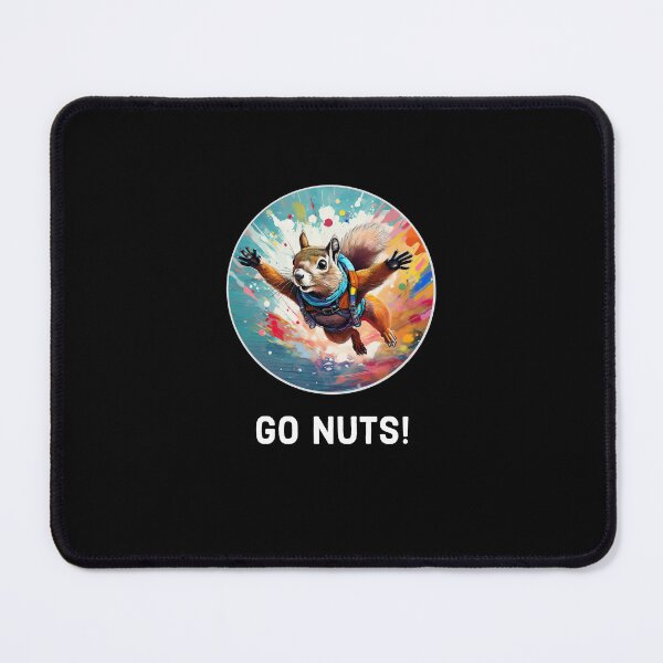Item preview, Go Nuts Skydiving Squirrel  designed and sold by Boxing Kangaroo Retail Company.