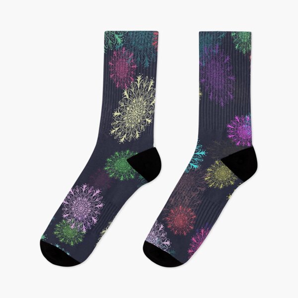 Item preview, Mandala Rustic -Floating / Dark blue -colourful designed and sold by Studio Variatio.