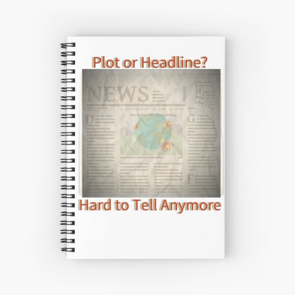 Item preview, Plot or Headline? Satirical Art for Writers and Storytellers designed and sold by RaggedWriter.