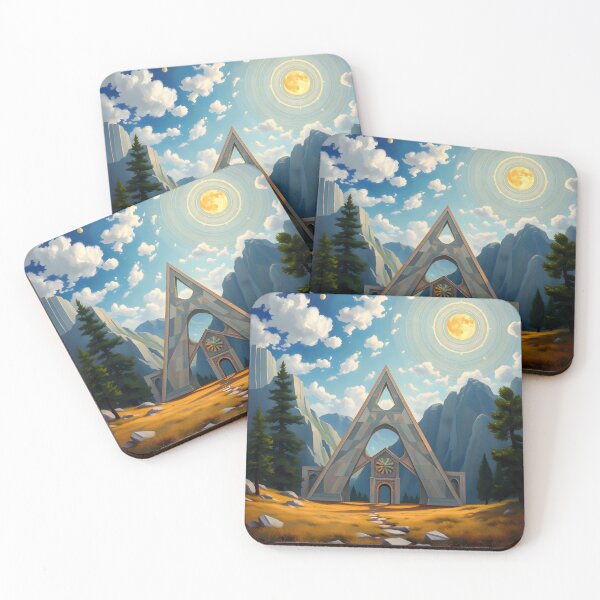 Item preview, Arcadian Gateway - Mystical Monument in the Mountains designed and sold by ArtPrintsUSA.