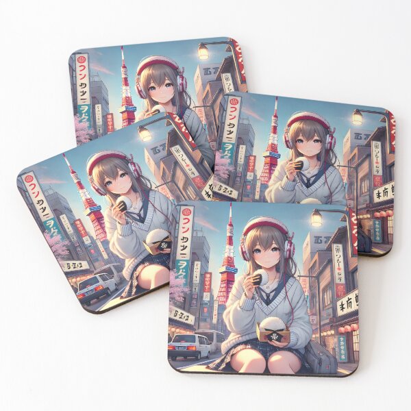 Item preview, Girl Onigiri Tokyo designed and sold by unrealartwork.