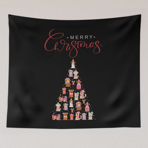Item preview, Merry Dogmas T-Shirt – Festive Dog in Santa Hat for Dog Lovers designed and sold by CherryKaJa.