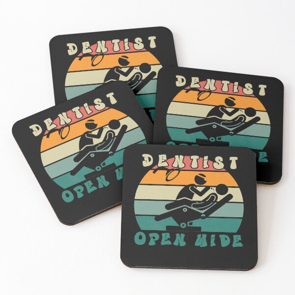 Item preview, Denitst Open Wide funny gift for Dentists designed and sold by Bawek85Designs.