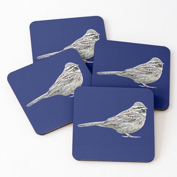 Item preview, Cirl Bunting White Alternate Design  designed and sold by designsasstultd.