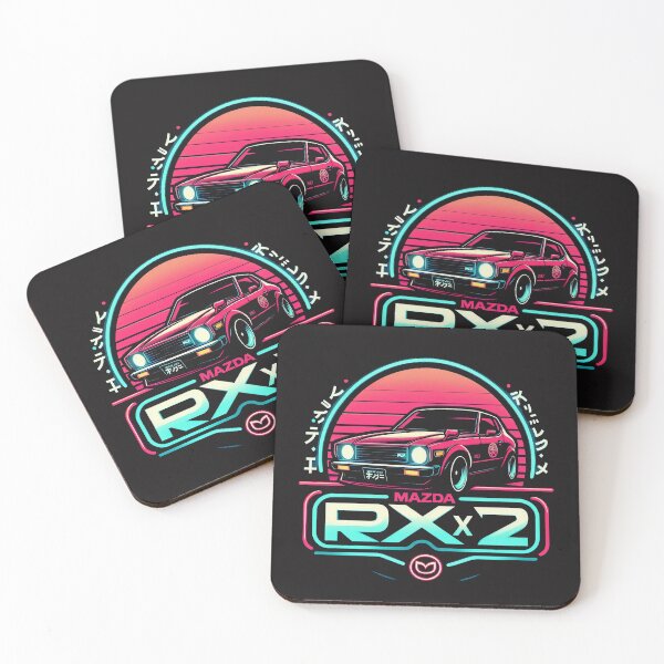 Item preview, Mazda RX2 Retro Image transparent no color background designed and sold by neildoch.