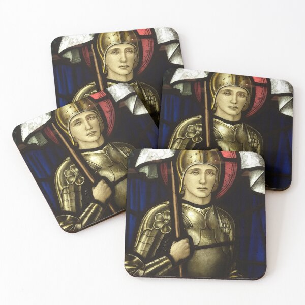 Item preview, St George stained glass panel designed and sold by Infraredphoto.