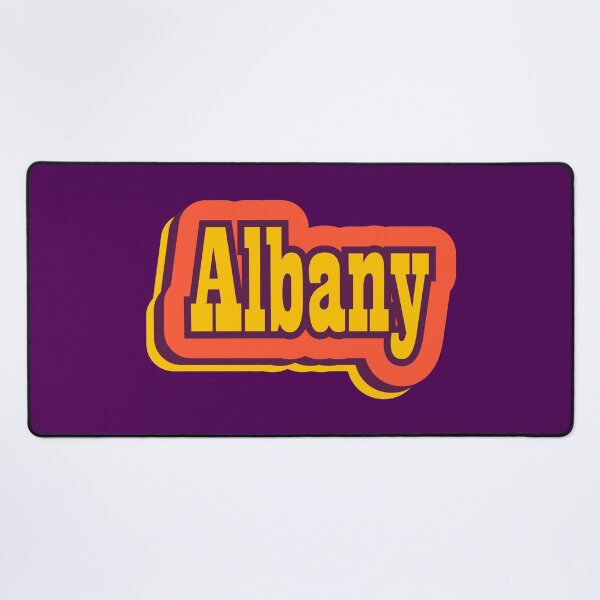 Item preview, Albany, New York Retro Typography designed and sold by ArtNoveltee.