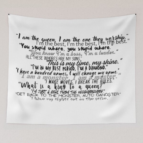 Item preview, Nicki Minaj lyrics designed and sold by catcraftss.