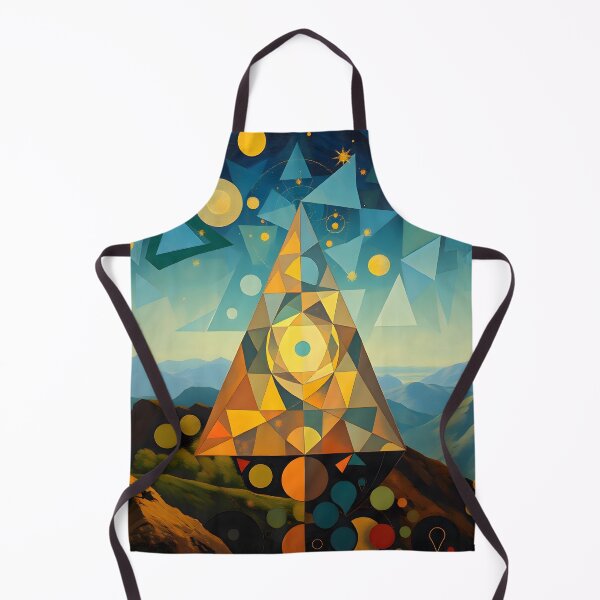 Item preview, Pyramid of Cosmos - Geometric Visions in the Mountains designed and sold by ArtPrintsUSA.