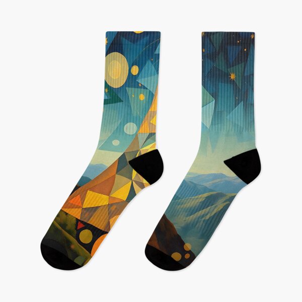 Item preview, Pyramid of Cosmos - Geometric Visions in the Mountains designed and sold by ArtPrintsUSA.