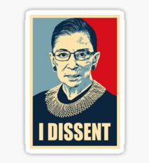 I DISSENT - Notorious RBG Sticker