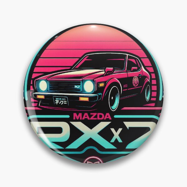 Item preview, Mazda RX2 Retro Image transparent no color background designed and sold by neildoch.