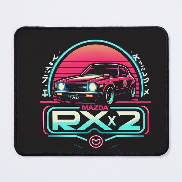 Item preview, Mazda RX2 Retro Image transparent no color background designed and sold by neildoch.