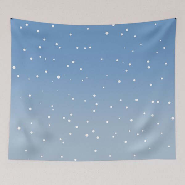 Item preview, Minimalist Winter Snow Falling Winter Sky designed and sold by MarikaJohnson.