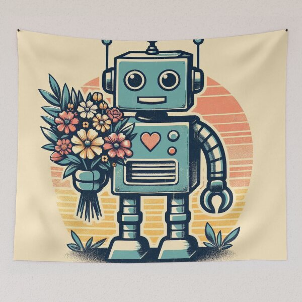 Item preview, Robot with a Heart designed and sold by TheShadow30.