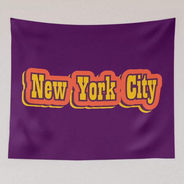 Item preview, New York City, New York Retro Typography designed and sold by ArtNoveltee.