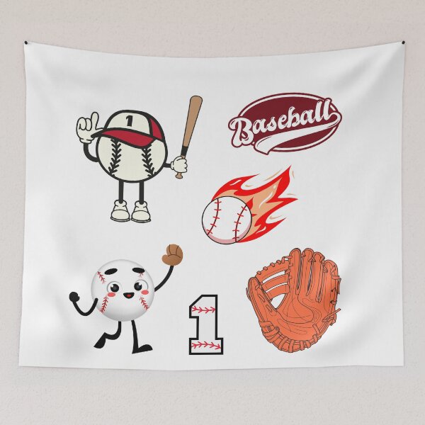 Artikelvorschau, Unverzichtbare Illustrationen für Baseball-Fans entworfen und verkauft von huape.