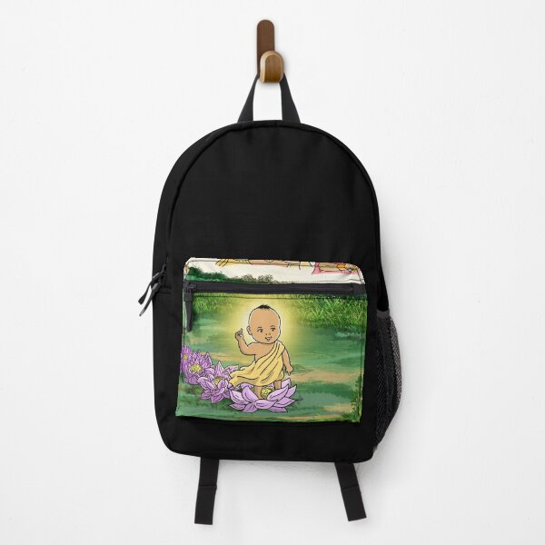 Item preview, Buddha takes Seven Steps at Birth designed and sold by Buddhism.net.