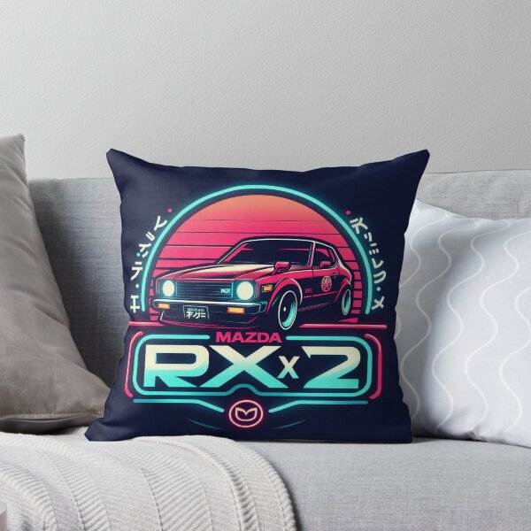 Item preview, Retro Mazda RX 2 Image With Black Background designed and sold by neildoch.