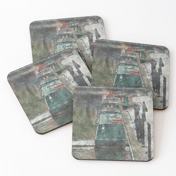 Item preview, Row of holiday narrowboats in Gas Street Basin designed and sold by designbywhacky.