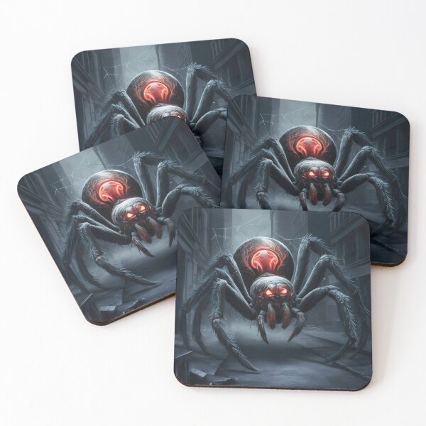 Item preview, A giant spider in an abandoned city. designed and sold by MyHappyArtShop.
