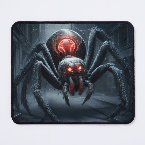 Item preview, A giant spider in an abandoned city. designed and sold by MyHappyArtShop.