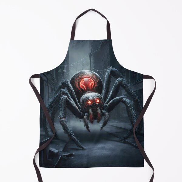 Item preview, A giant spider in an abandoned city. designed and sold by MyHappyArtShop.