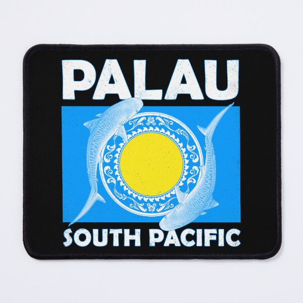 Item preview, tiger shark Palau South Pacific designed and sold by NicGrayGraphic.
