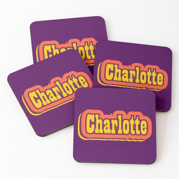 Item preview, Charlotte, North Carolina Retro Typography designed and sold by ArtNoveltee.