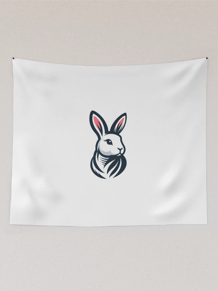 Thumbnail 2 of 3, Tapestry, Go Rabbit Go Rabbit designed and sold by vectorillus.