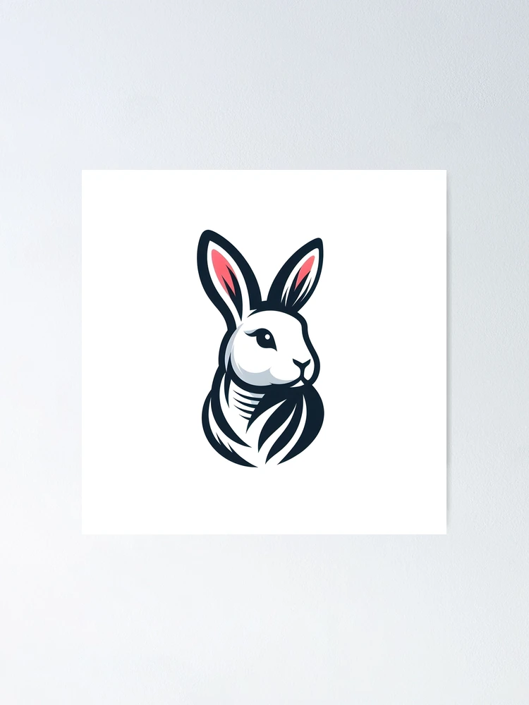 Thumbnail 1 of 3, Poster, Go Rabbit Go Rabbit designed and sold by vectorillus.