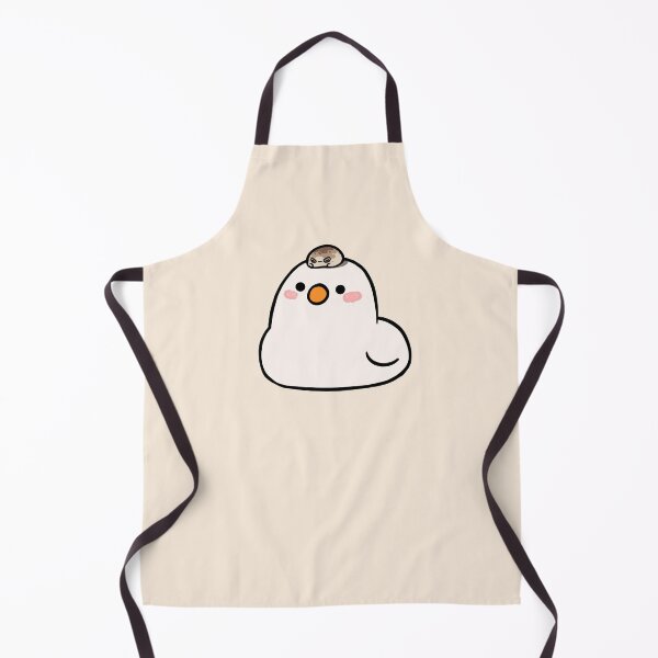 Item preview, Cute chubby white duck with a Desert rain frog on head designed and sold by Yuna's Studio.