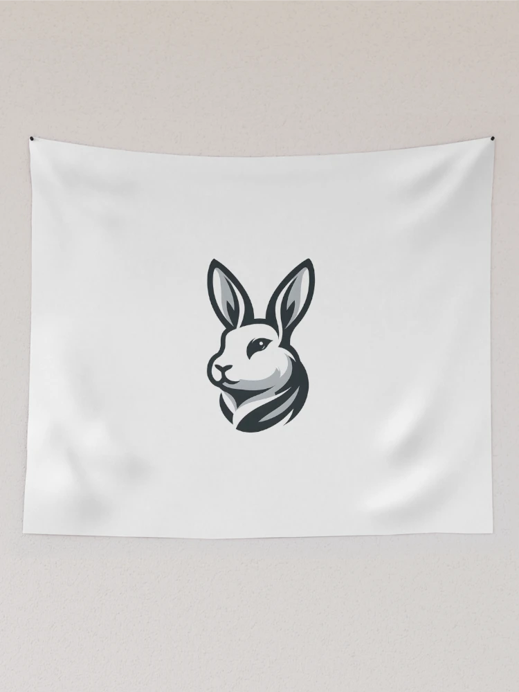 Thumbnail 2 of 3, Tapestry, Go Rabbit Go Rabbit designed and sold by vectorillus.