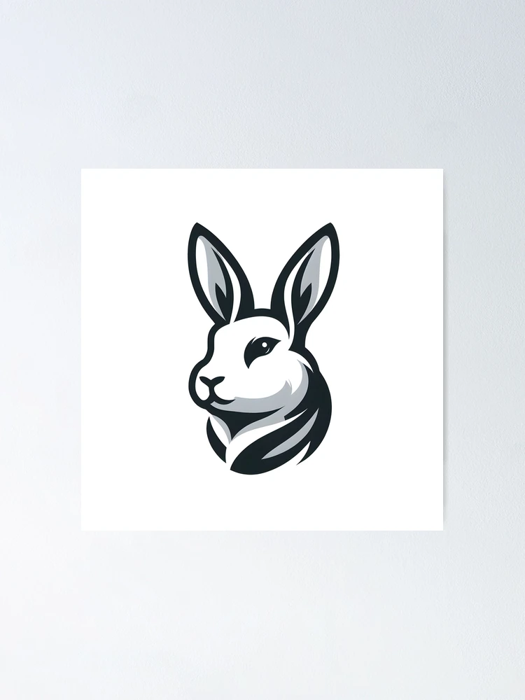 Thumbnail 1 of 3, Poster, Go Rabbit Go Rabbit designed and sold by vectorillus.