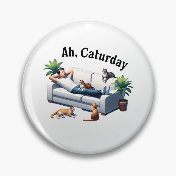 Item preview, Ah, Caturday designed and sold by absurditeestore.