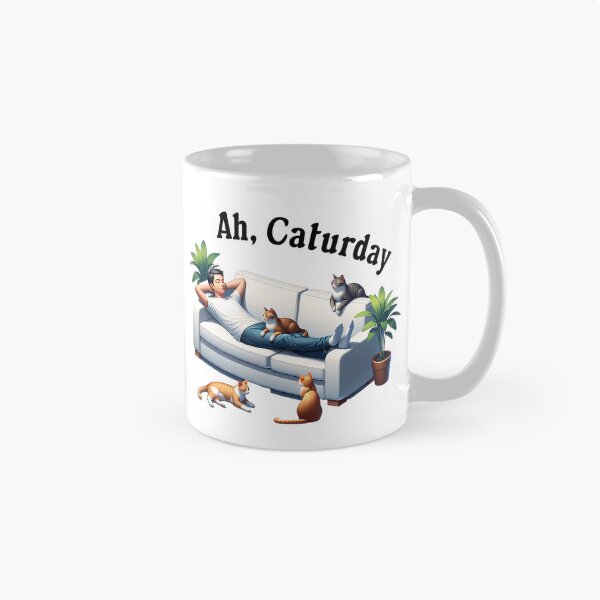 Item preview, Ah, Caturday designed and sold by absurditeestore.