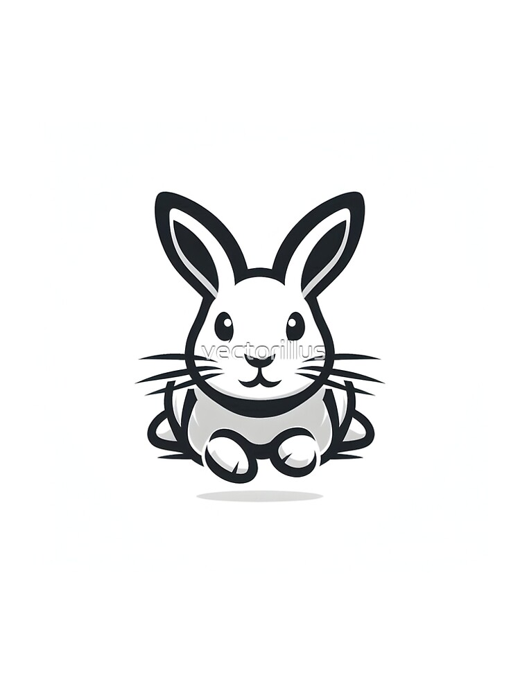 Thumbnail 5 of 5, A-Line Dress, Go Rabbit Go Rabbit designed and sold by vectorillus.