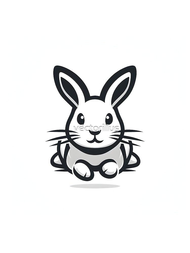 Thumbnail 3 of 3, Scarf, Go Rabbit Go Rabbit designed and sold by vectorillus.