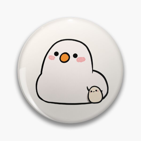 Item preview, Lindo pato blanco regordete con huevo designed and sold by Yuna's Studio.