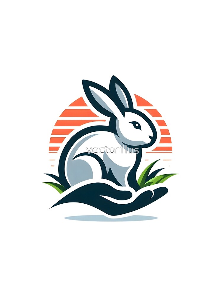 Thumbnail 5 of 5, A-Line Dress, Go Rabbit Go Rabbit designed and sold by vectorillus.